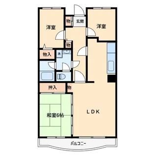 プランドール白幡【2階】の間取り