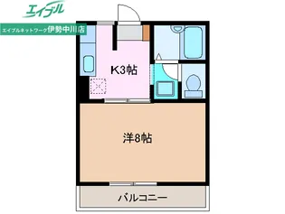 ルミエールYOKOCHI【2階】の間取り