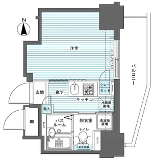 フェニックス西参道タワー【6階】の間取り