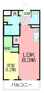 Casa Brisa 湘南台【4階】の間取り