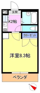 LANDヒカリ【3階】の間取り