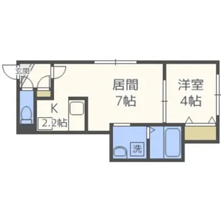 CENTNIA山の手【4階】の間取り