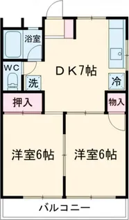 金上ハイツ【2階】の間取り