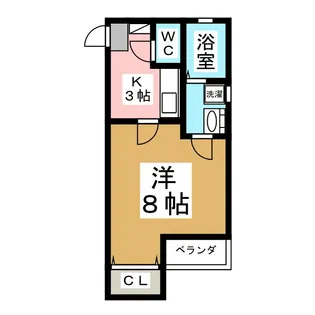 クレフラスト東北薬科大南【1階】の間取り