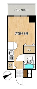 ダイアパレス皆実町弐番館【4階】の間取り
