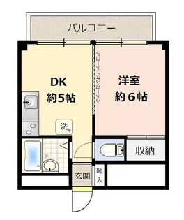 東山スカイマンション【4階】の間取り