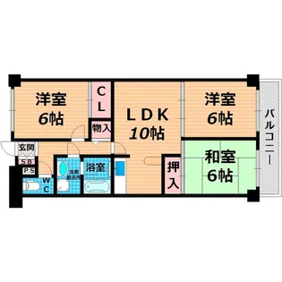 リップルメゾン富士88【3階】の間取り