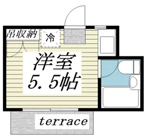 ドミー東高円寺D【1階】の間取り