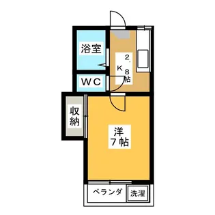 藤本ハイツ【1階】の間取り