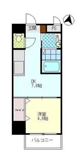 La brise douce【7階】の間取り