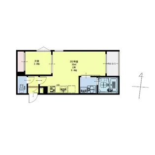 REGALEST五橋【2階】の間取り