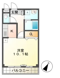 オルテンシア【1階】の間取り