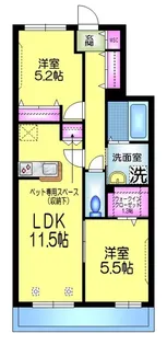 カルム【3階】の間取り