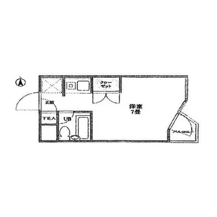フェルテシモ田園調布【2階】の間取り