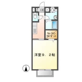 ウインズ御門 A【2階】の間取り
