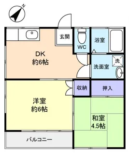 斉藤ハウス【2階】の間取り