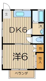 メゾンK【2階】の間取り