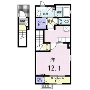 フェリーチェ【2階】の間取り