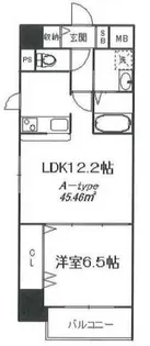 コルテ浅草寿【12階】の間取り
