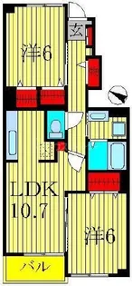 コリーヌ・ドレ【1階】の間取り