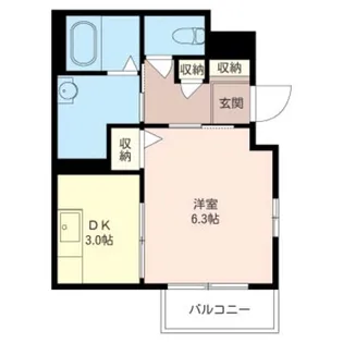 サニーヒル【1階】の間取り