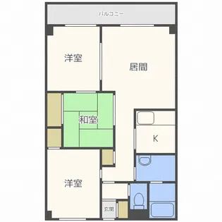 エスポワールI【3階】の間取り