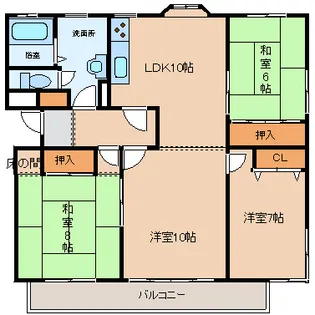カサ・レスタウロ【1階】の間取り