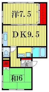 泉ハイツ【1階】の間取り