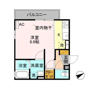 サイラル【2階】の間取り