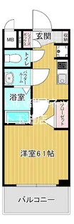プレサンス東小橋エレディータ【10階】の間取り