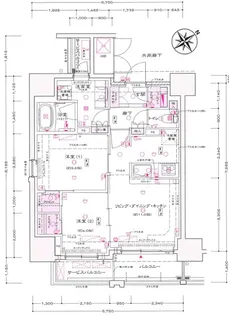 シエリア町屋【9階】の間取り