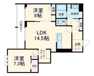 デア グランツ【3階】の間取り