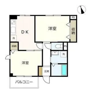 サーブル・リジェール【1階】の間取り