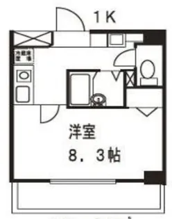 ドミール田端【9階】の間取り