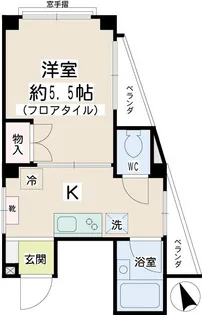イーストコート【2階】の間取り