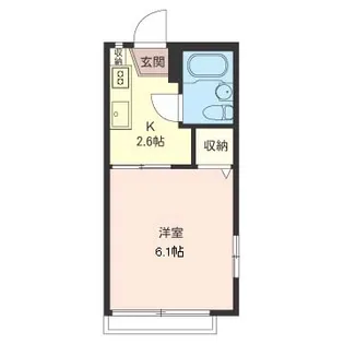 アロ-ハイツ北嶺【1階】の間取り