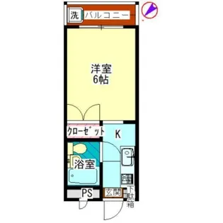 ドエルイソハタ【3階】の間取り