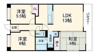 メゾンオーキッド【3階】の間取り