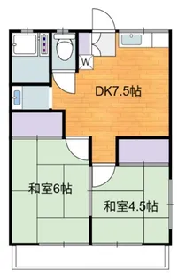 富士見コーポ【2階】の間取り