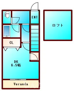 ラヴィアン・ドゥII【2階】の間取り