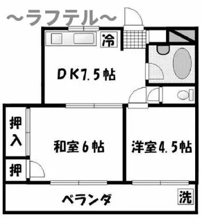 ベルトゥリー【1階】の間取り