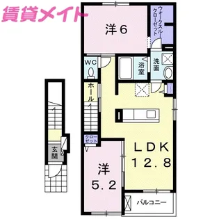 サンライズK I【2階】の間取り