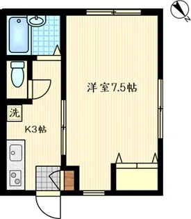 ピエッサ羽田【1階】の間取り