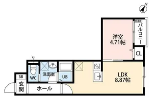 立川セイワレジデンスIII【1階】の間取り