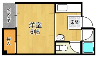 メゾンみずうみ【2階】の間取り