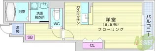 アクティブ・H【1階】の間取り