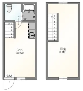 コル・クラージュ B棟の間取り