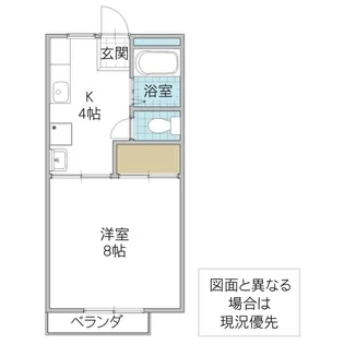ツインハイツ A棟【1階】の間取り