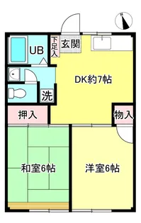 遠藤コーポ【1階】の間取り