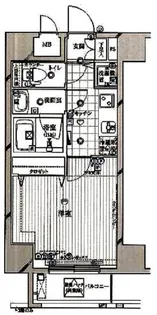 ガリシアヒルズ六本木【4階】の間取り